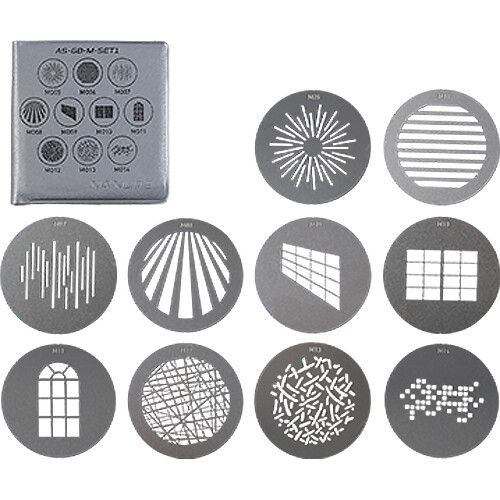 Nanlite M-Size Gobos for Projection Attachment (Set 1)