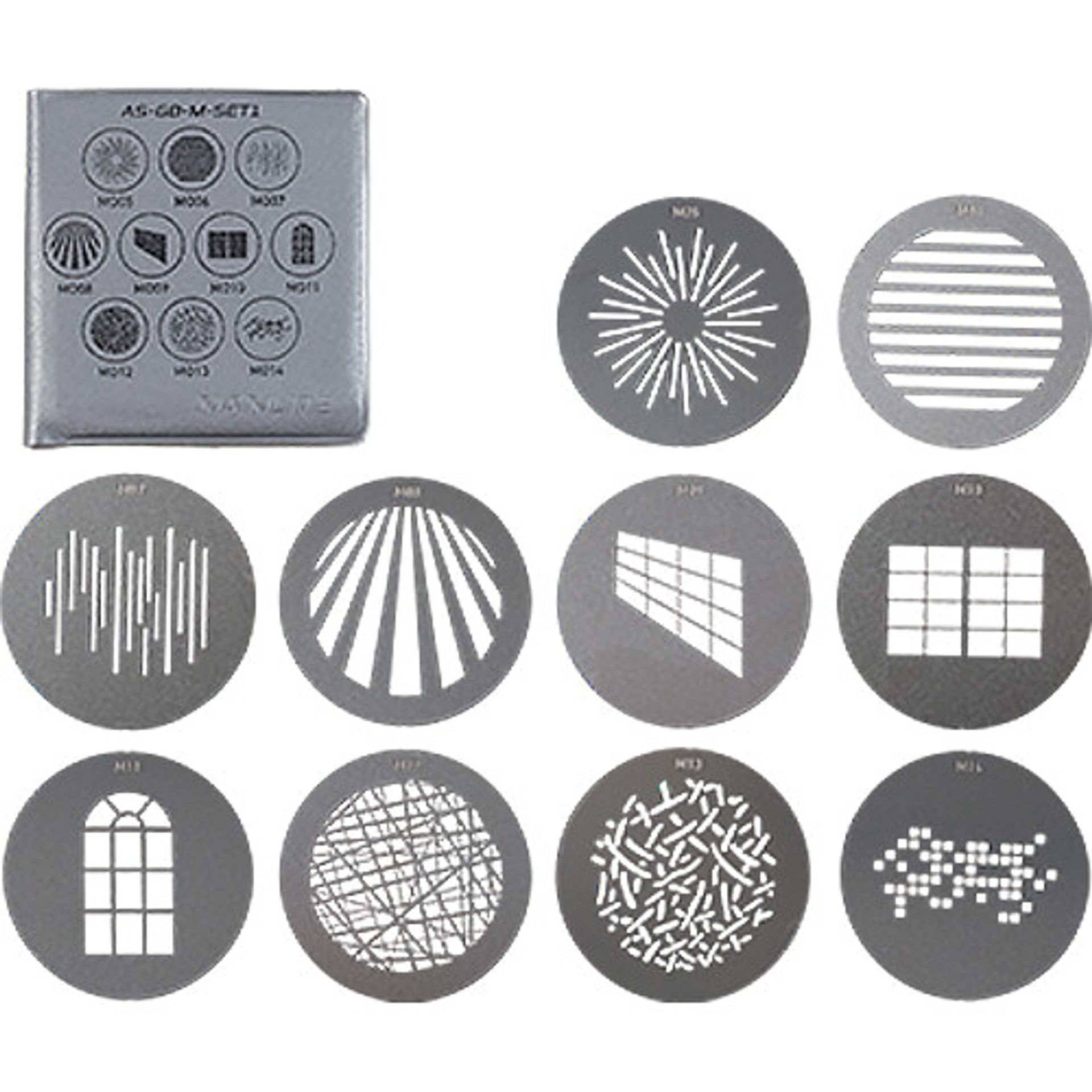 Nanlite M-Size Gobos for Projection Attachment (Set 1)