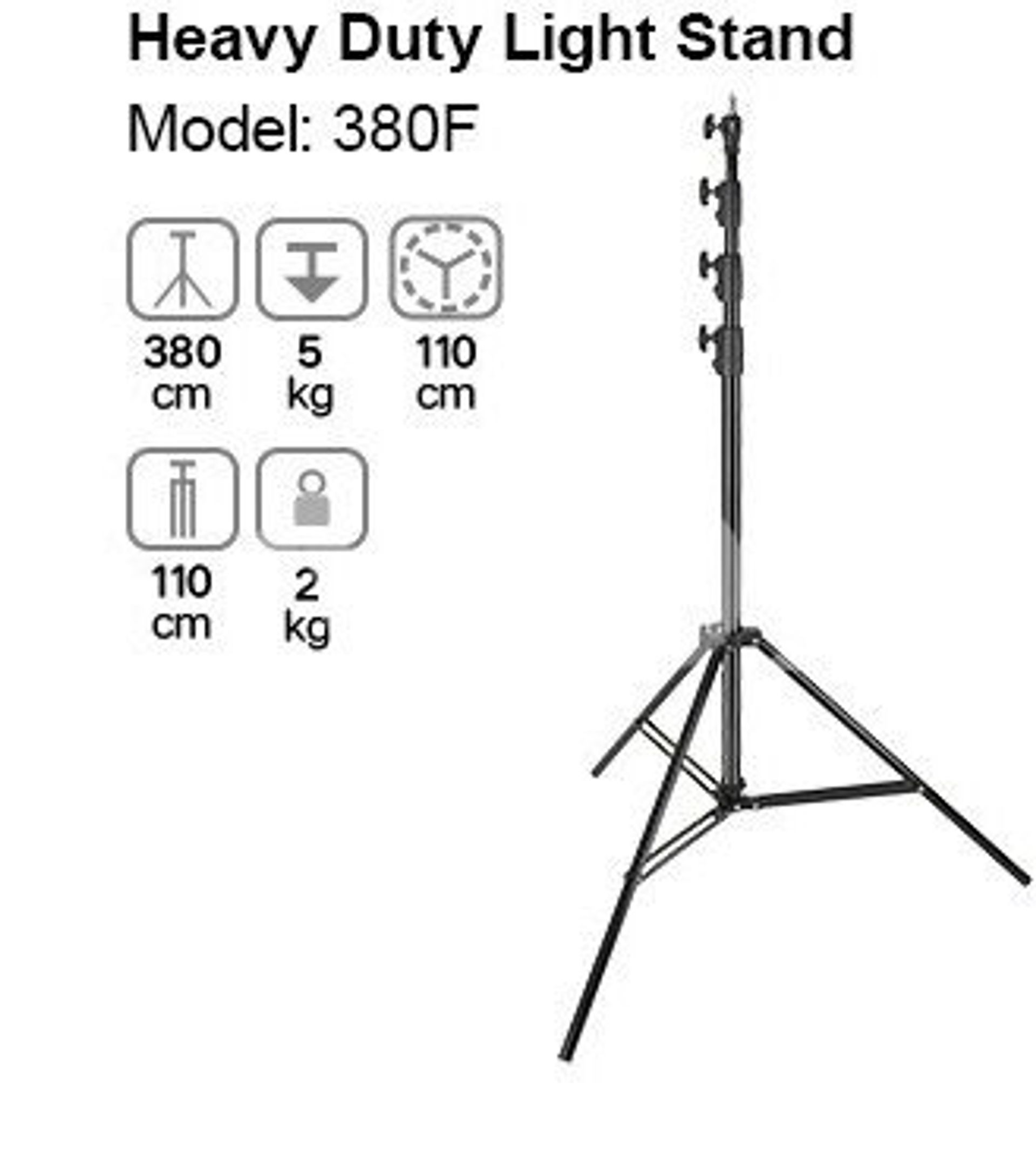 Light stand Godox 380F 3.8M