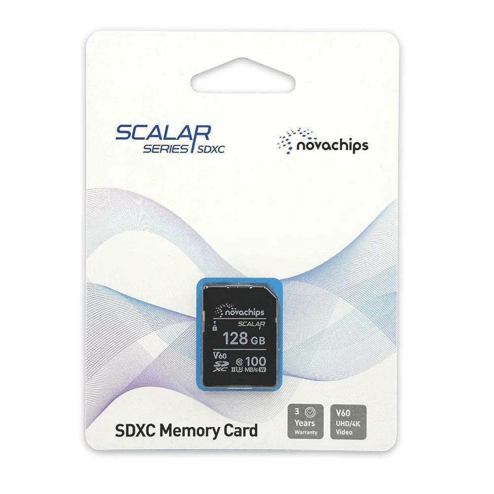 Novachips 128GB SDXC UHS-II V60 Memory Card