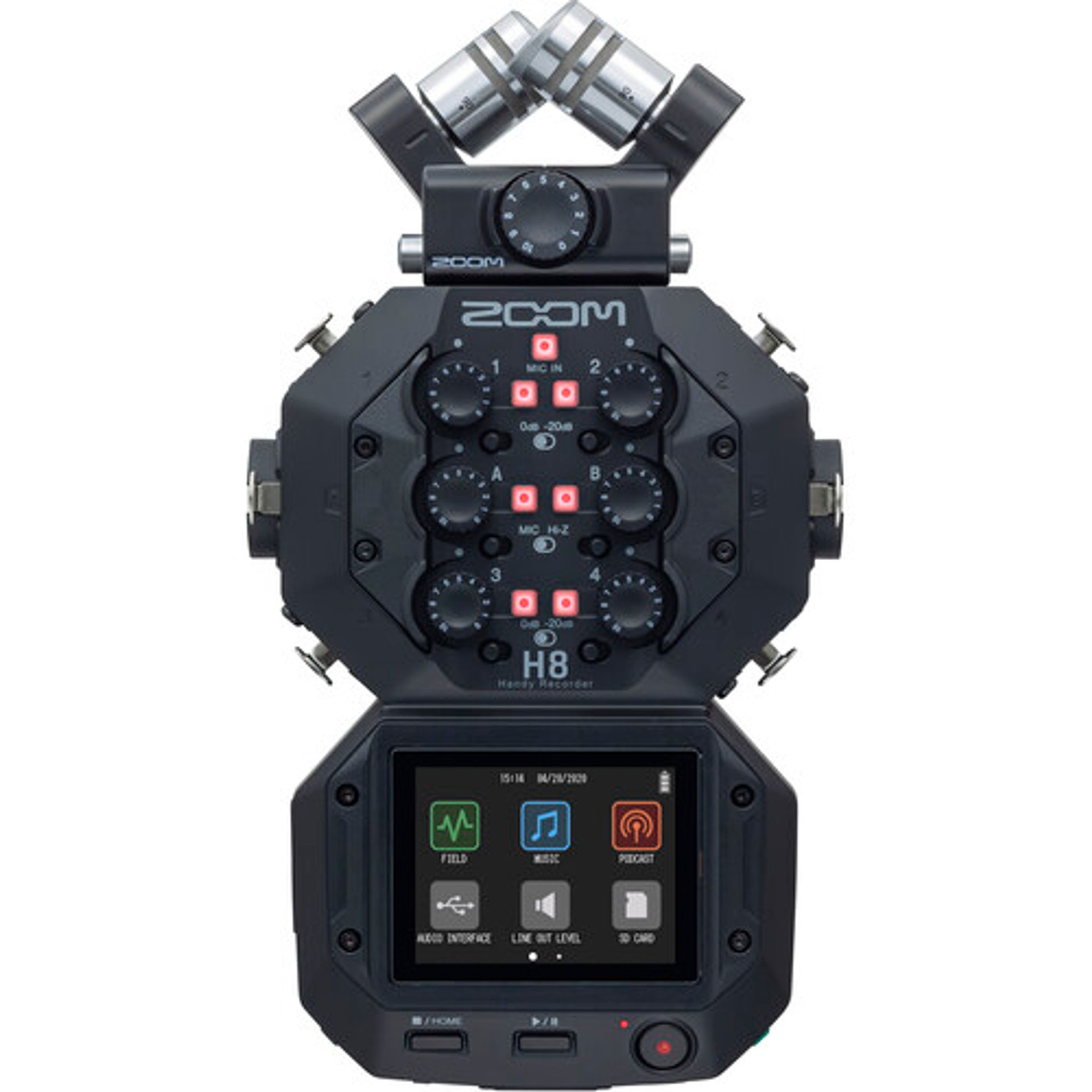 Zoom H8 8-Input / 12-Track Portable Handy Recorder