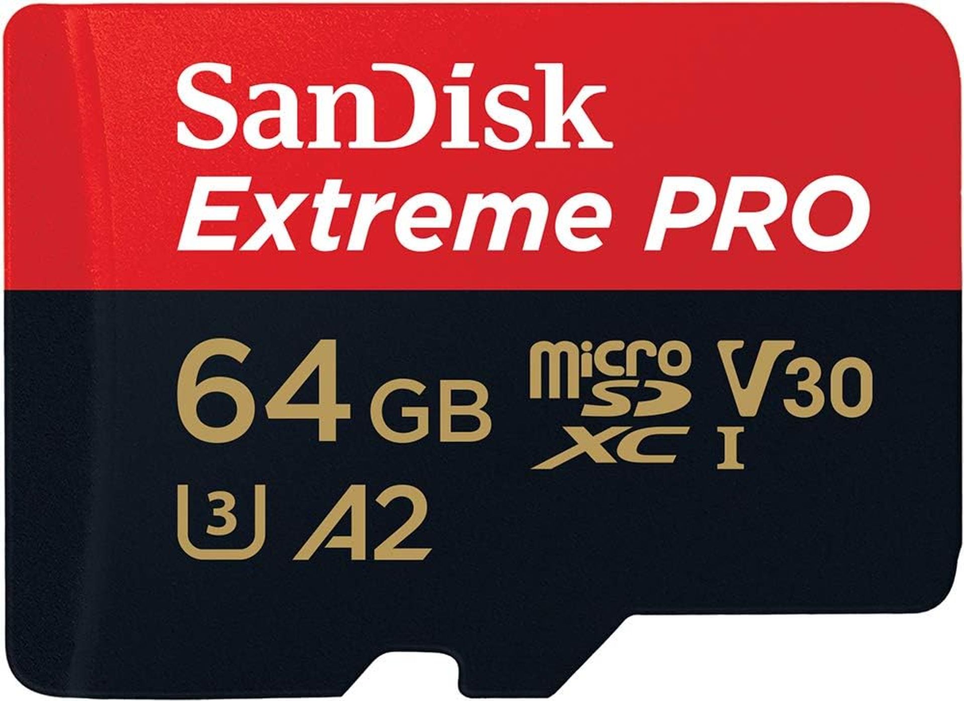 SanDisk 64GB Extreme PRO microSDXC UHS-I Memory Card V30, U3, 200 MB/s