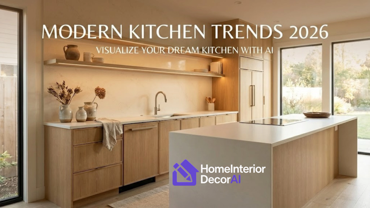 Modern Kitchen Trends 2026: How to Visualize Your Dream Kitchen with AI