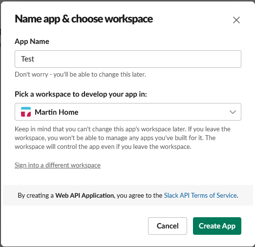 Choose to create the application "from scratch" and name it.