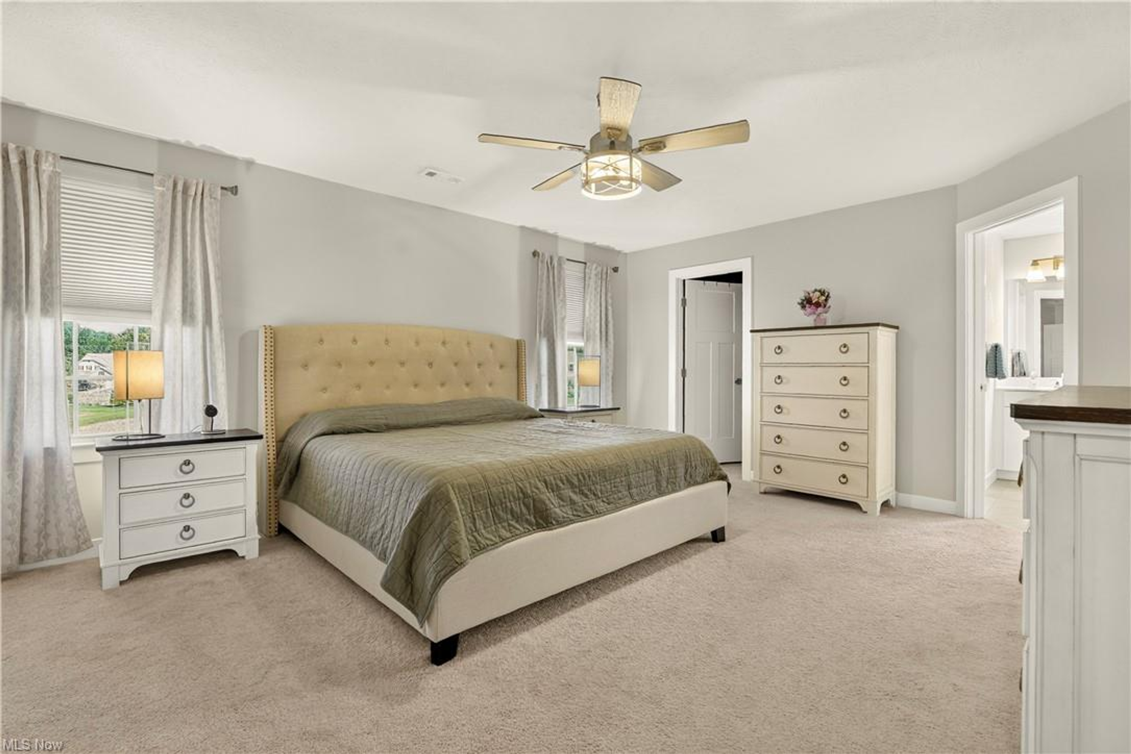 Primary bedroom with en-suite bath