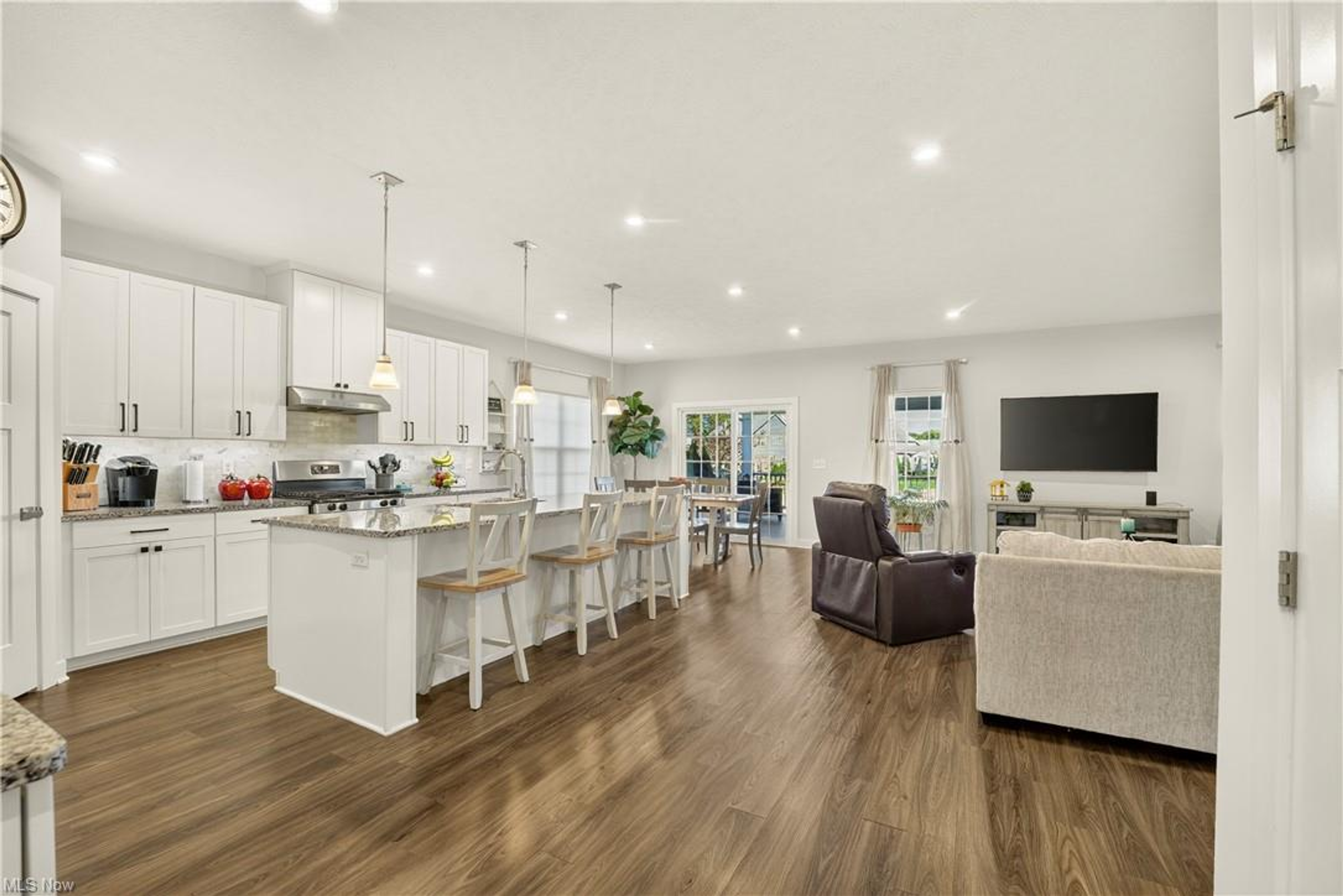 Open-concept kitchen and great room