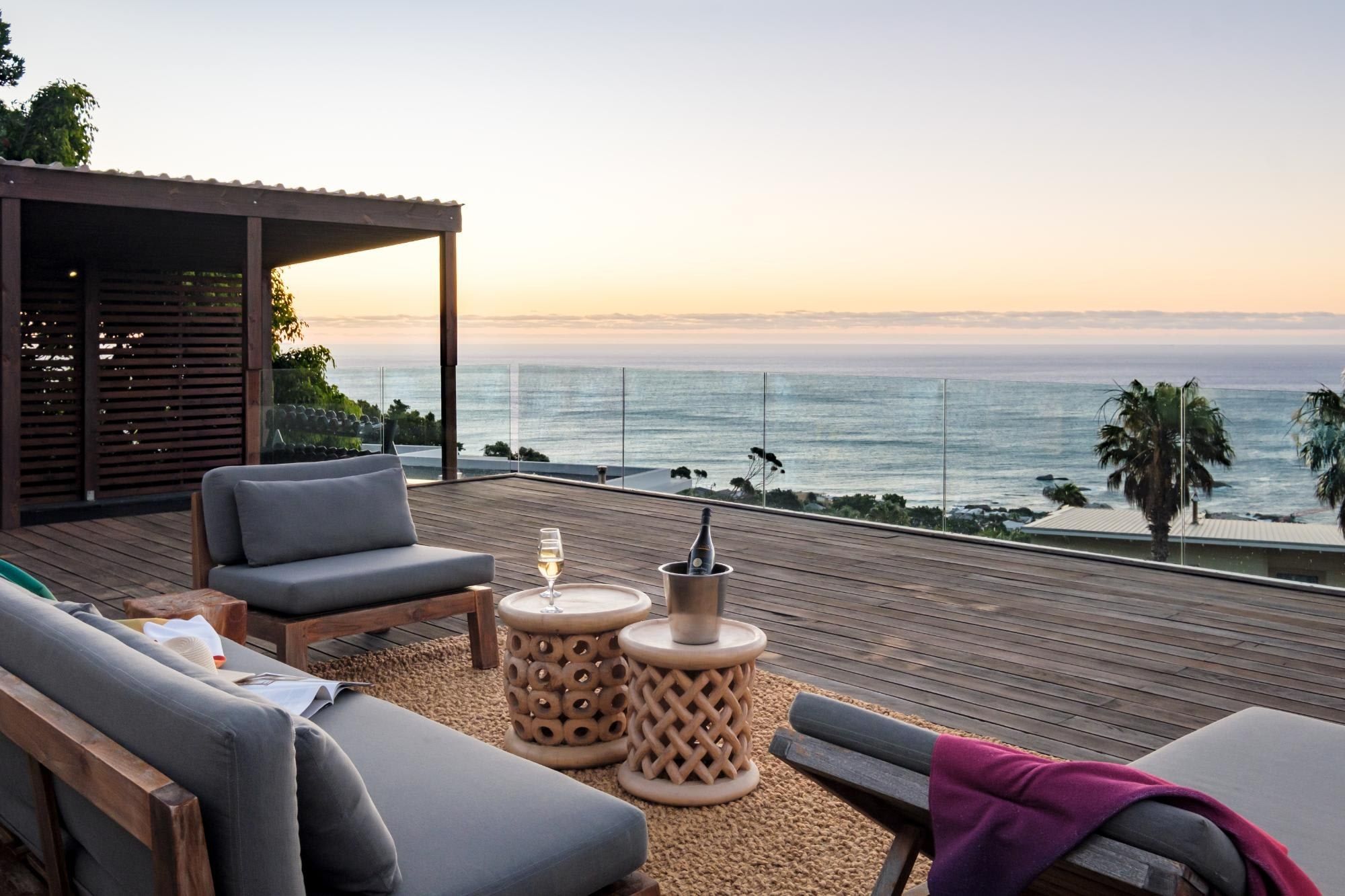 Atlantic Ocean view from the terrace at Lion's Lookout