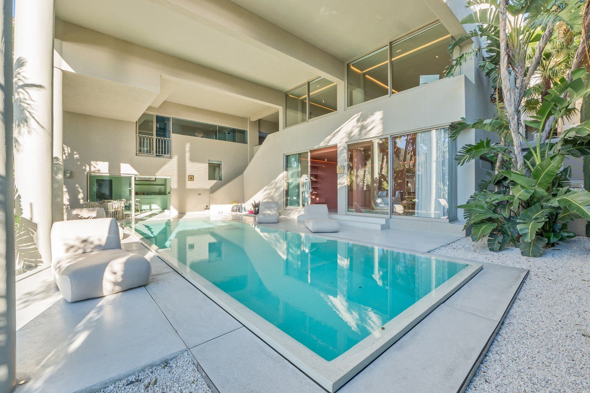 Private lap pool at The White Camel