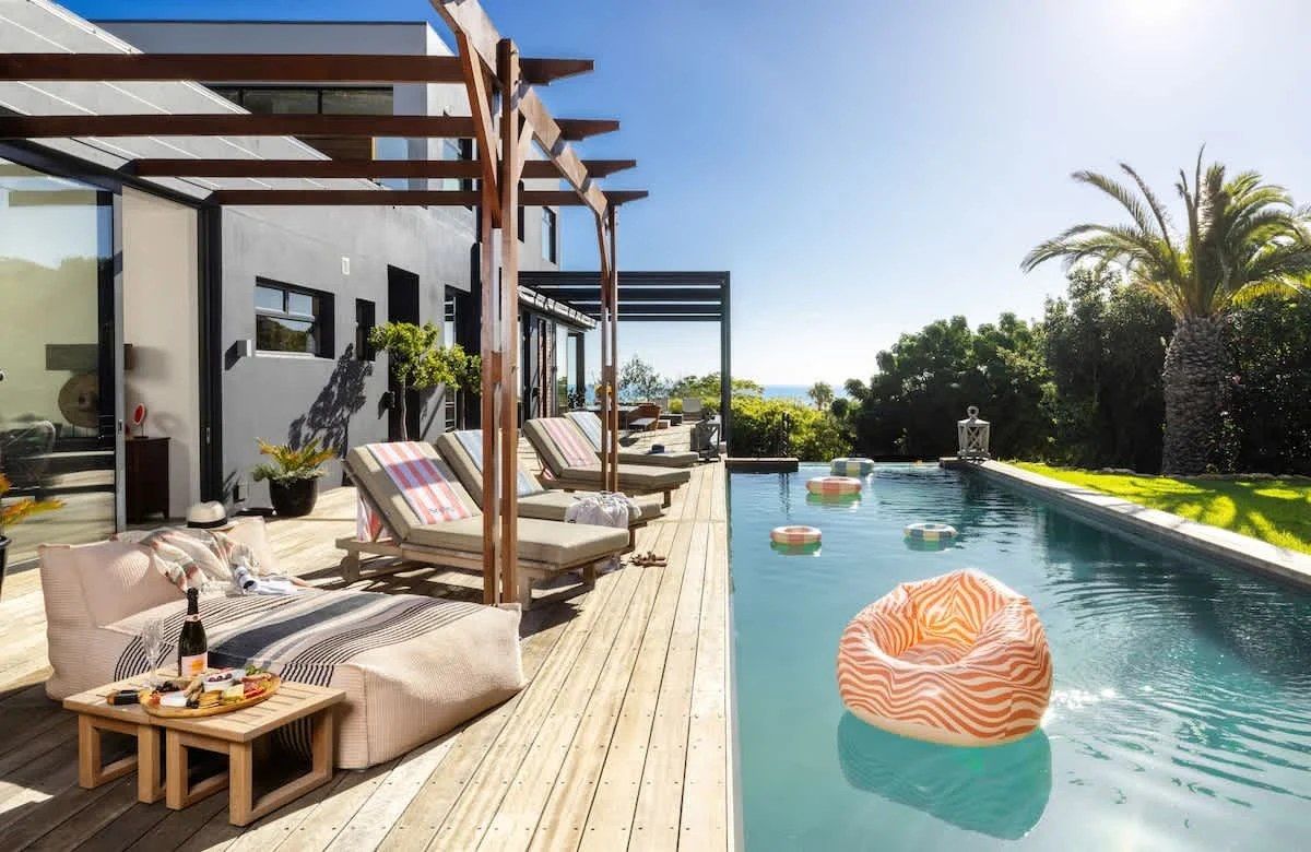 Private swimming pool at Villa Lushara
