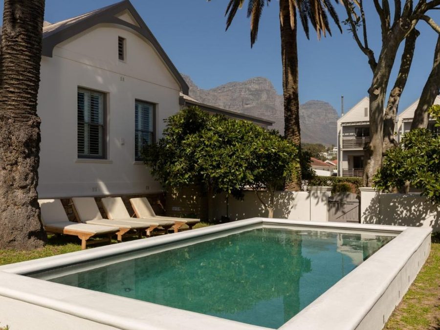 Swimming pool and villa exterior
