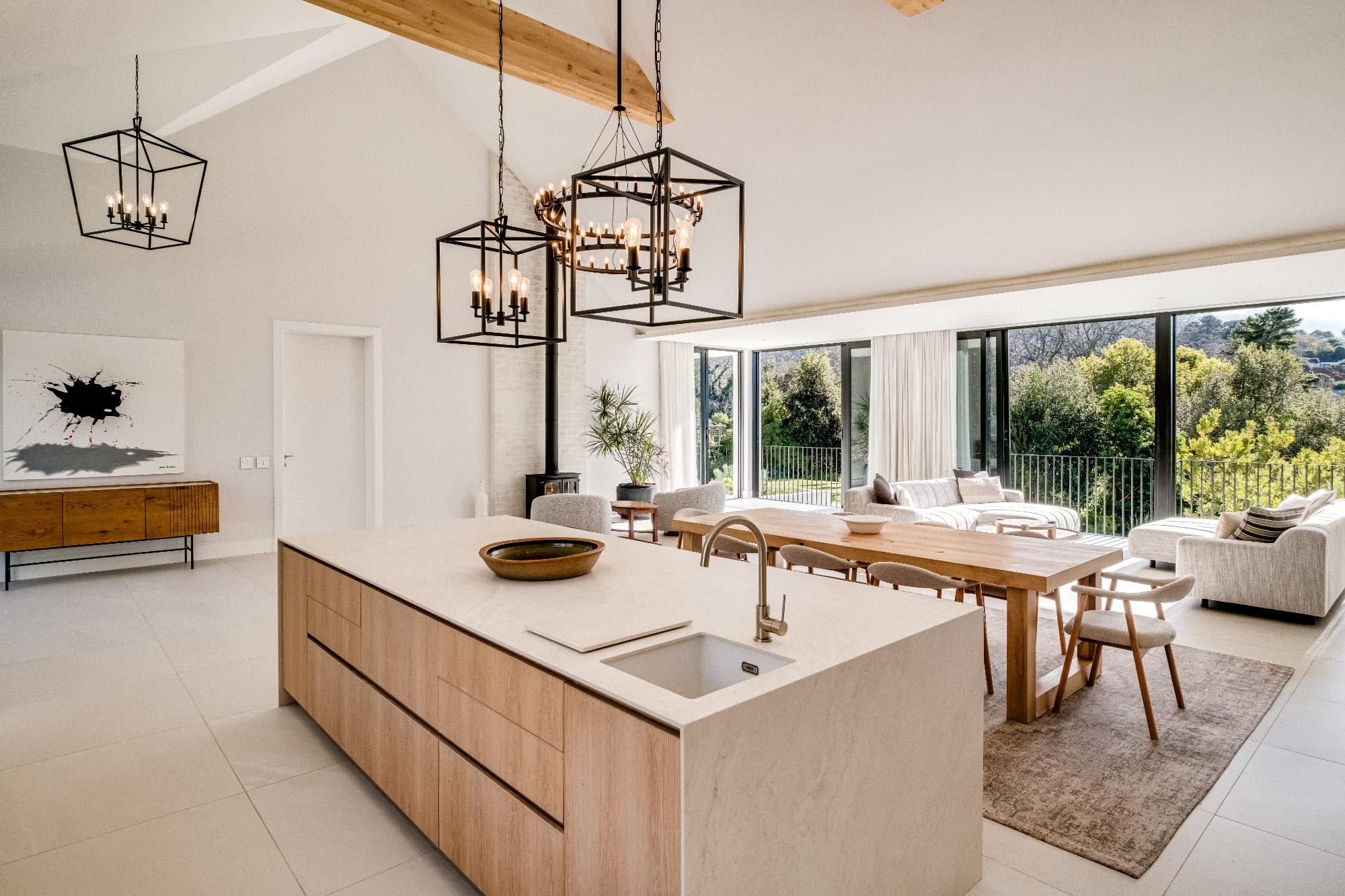 Contemporary kitchen at Solomora