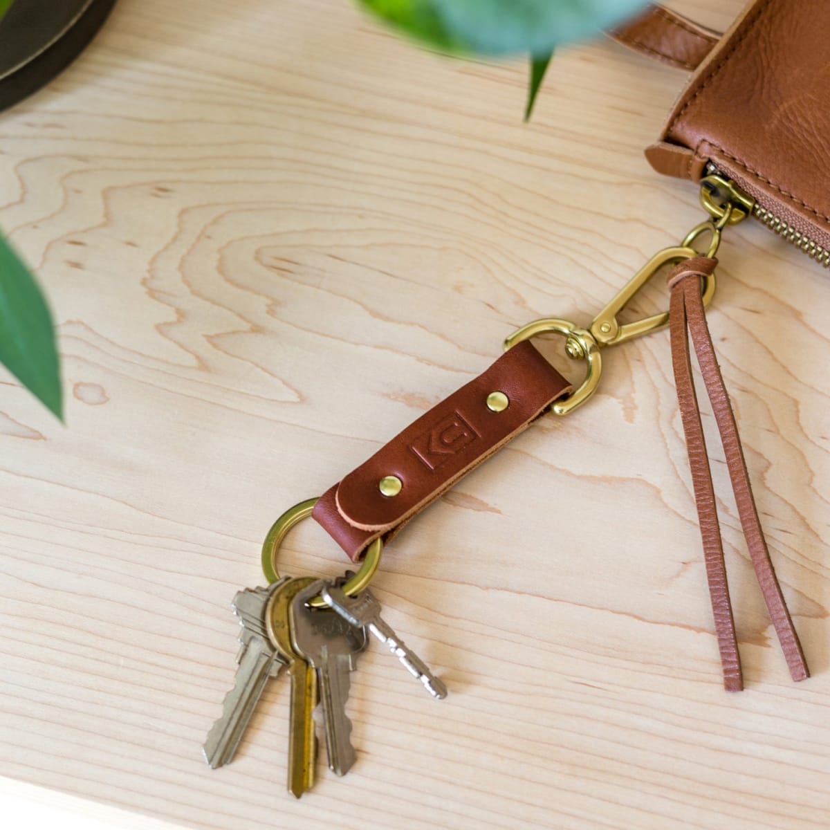 Keychain on desk