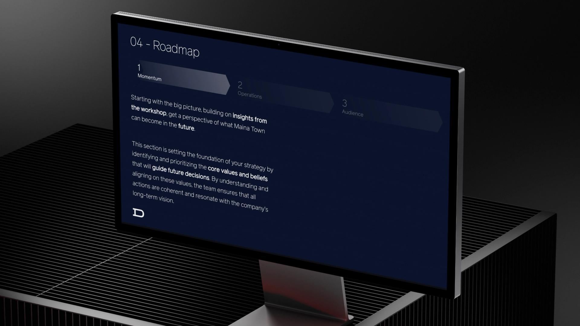 Applied Brand Strategy for Maina Town