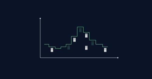 Dynamic electricity tariffs cover image showing a chart with a line going up and down
