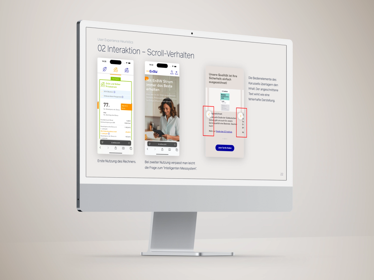 EnBW UX Audit & Conversion-Boosting UX Strategy
