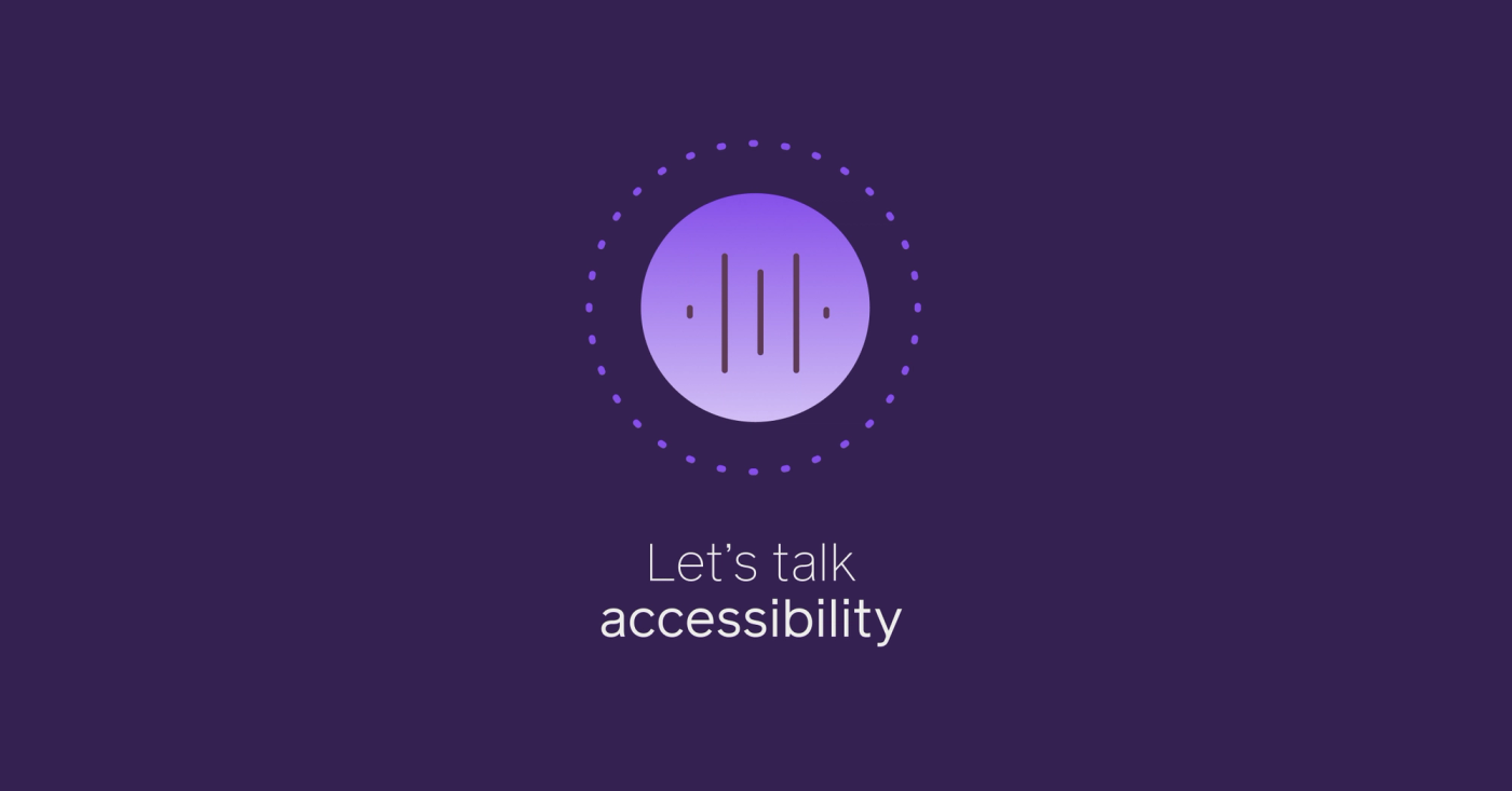 purple abstract visual for accessibility 