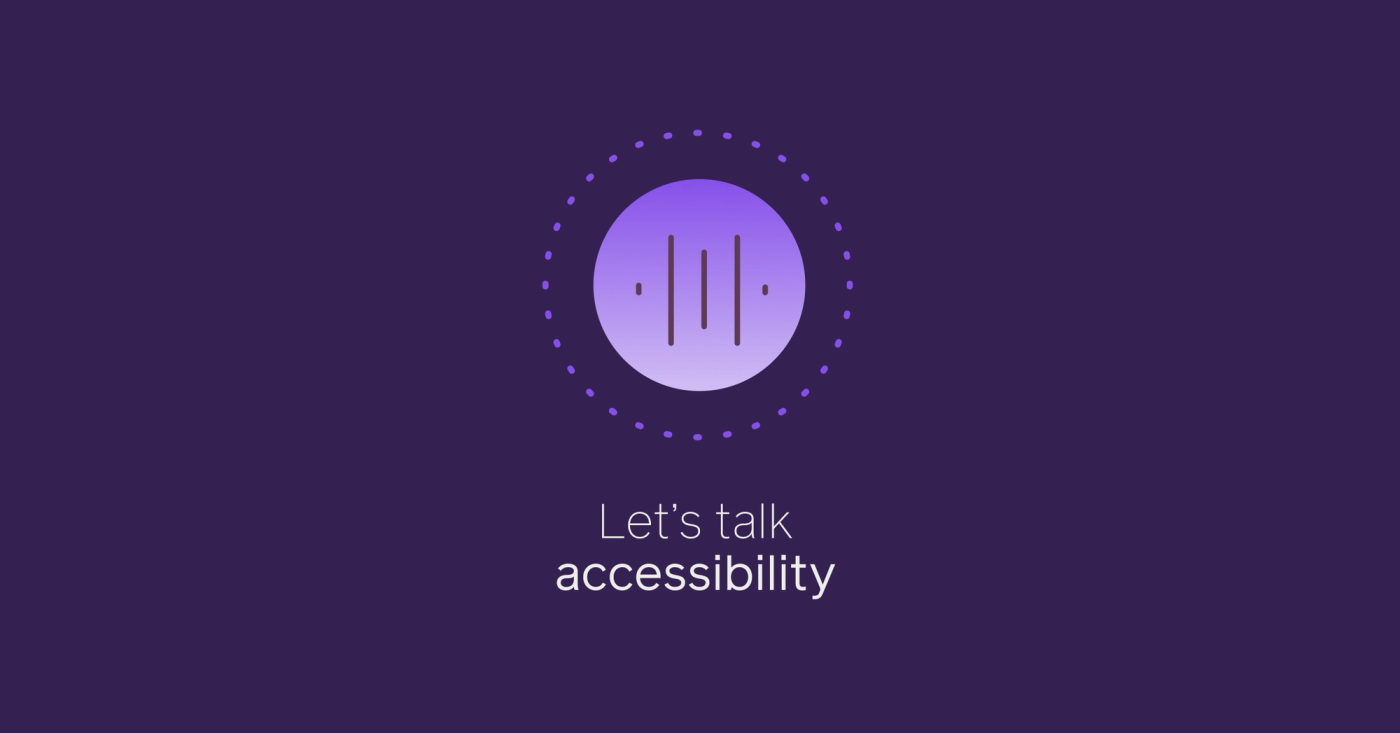purple abstract visual for accessibility