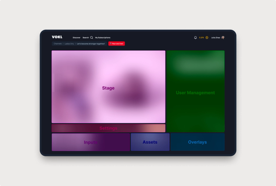 User Experience Concept for Podcast Production Studio