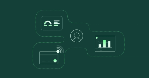 Abstract illustration of a data driven persona concept