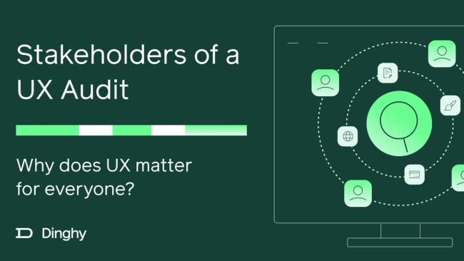 Abtract illustration of stakeholders involved in a UX Audit