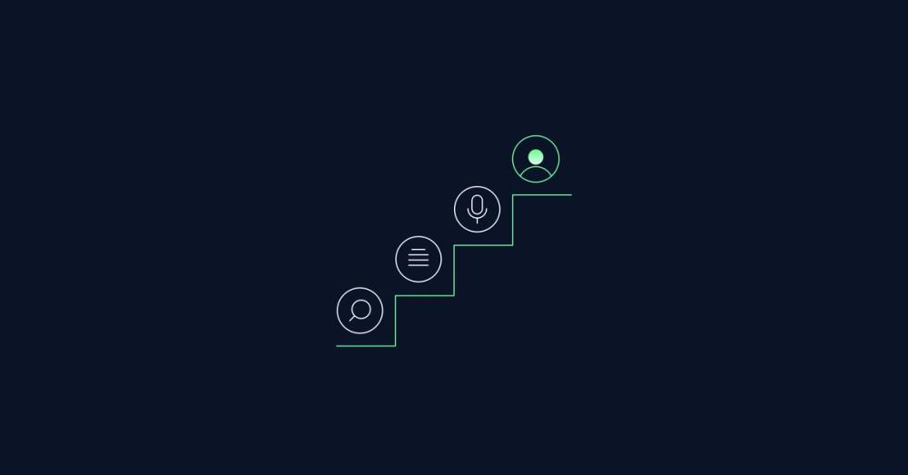 Abstract image of computer