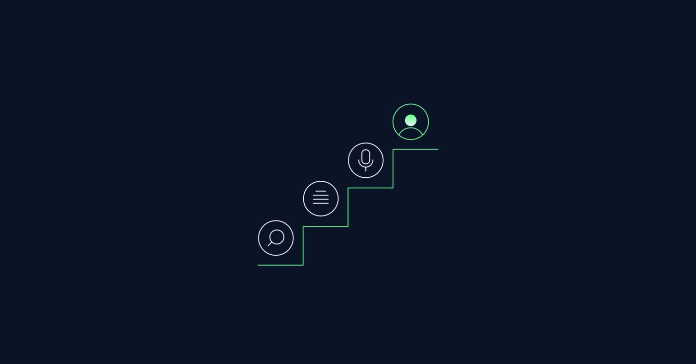 Abstract image of computer