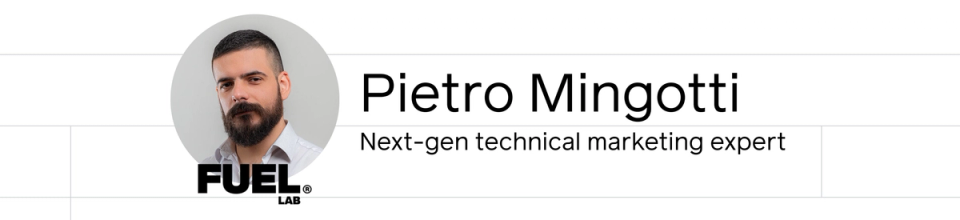 Banner with a Photo of Pietro Mingotti and his job title
