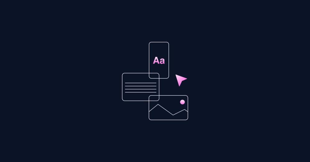 Abstract image of computer