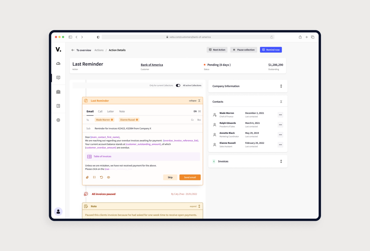 UX Upgrades – Stable Cash Flow through Smart Reminders