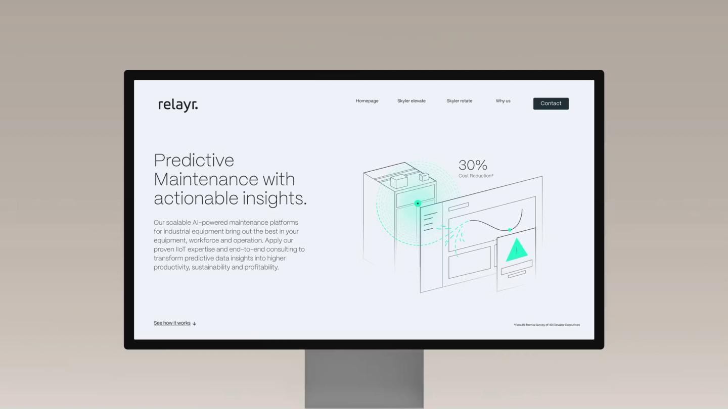 Relaunch Relayr’s corporate website