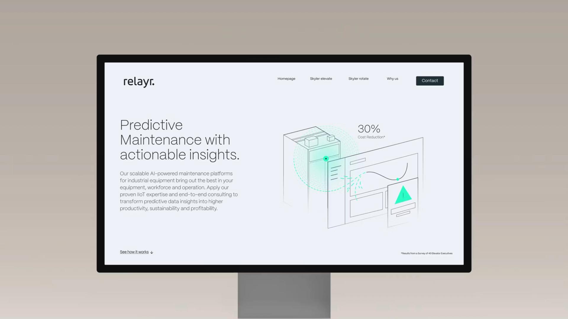 Relaunch Relayr’s corporate website