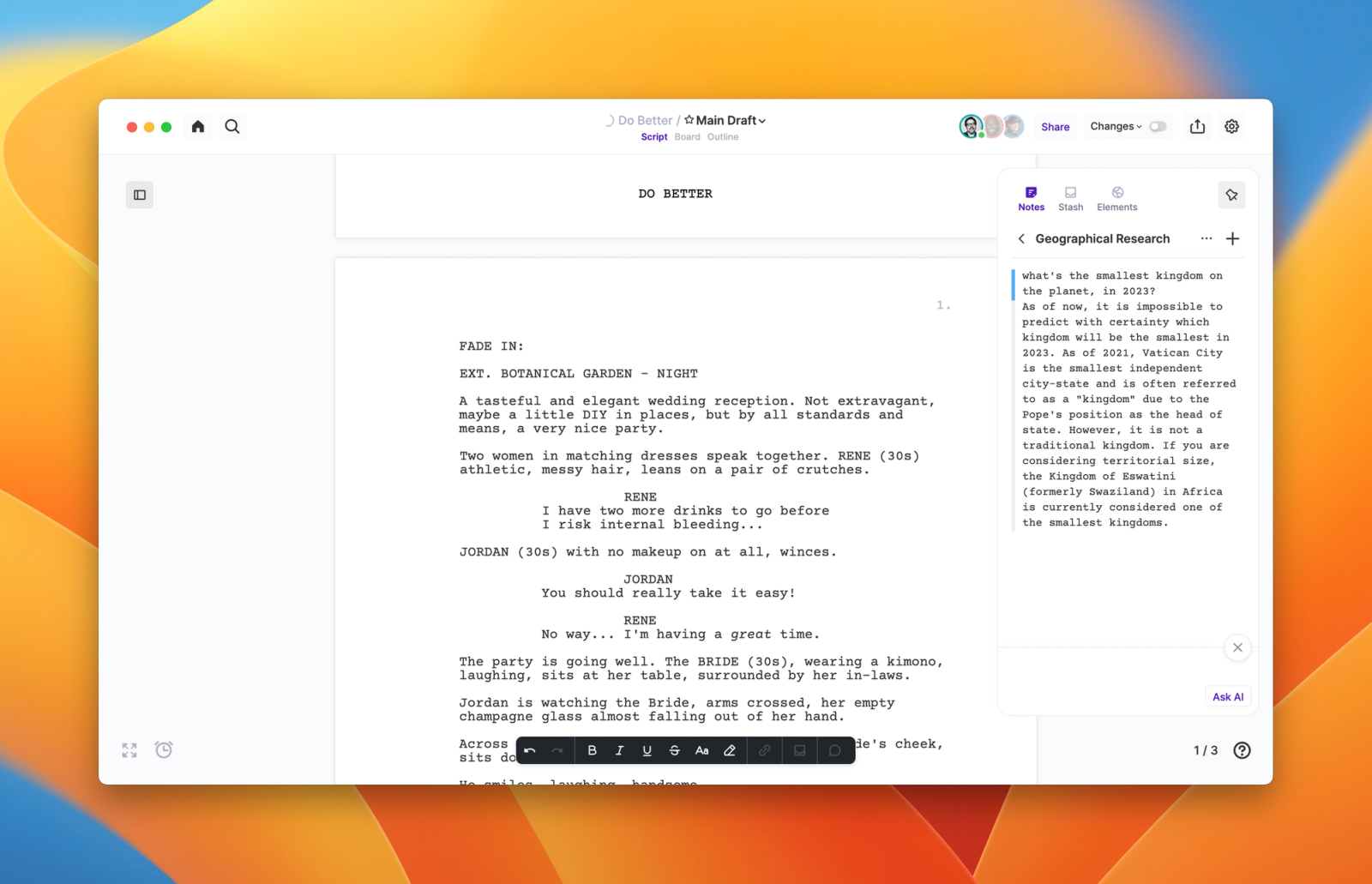 Notes & AI Research Assistant!