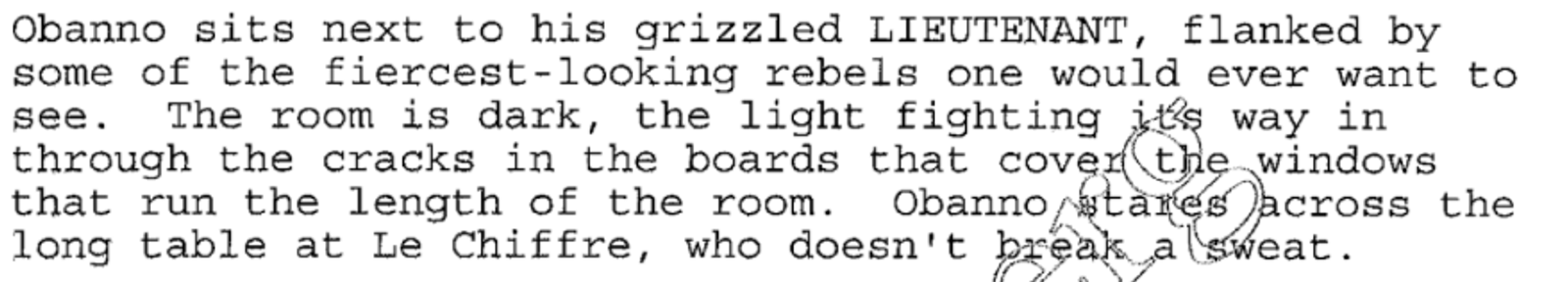 Excerpt from Casino Royale.