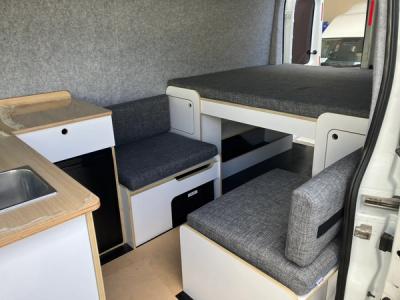 Ford Transit bed and dinette