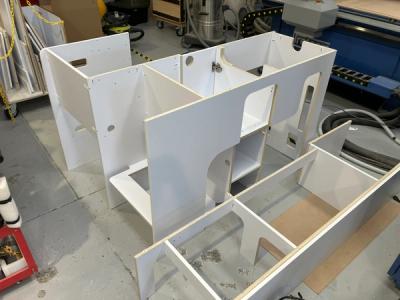 Toyota Hiace kitchen WIP
