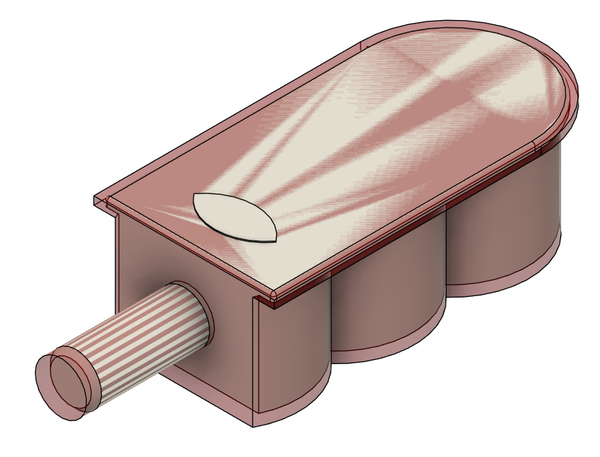 Lamello Cabino CAD model with cut ceometry 