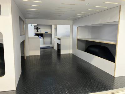 Ford Transit bed storage