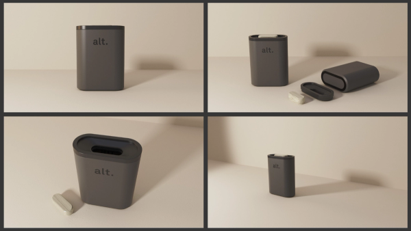 Recycling bin concept renders