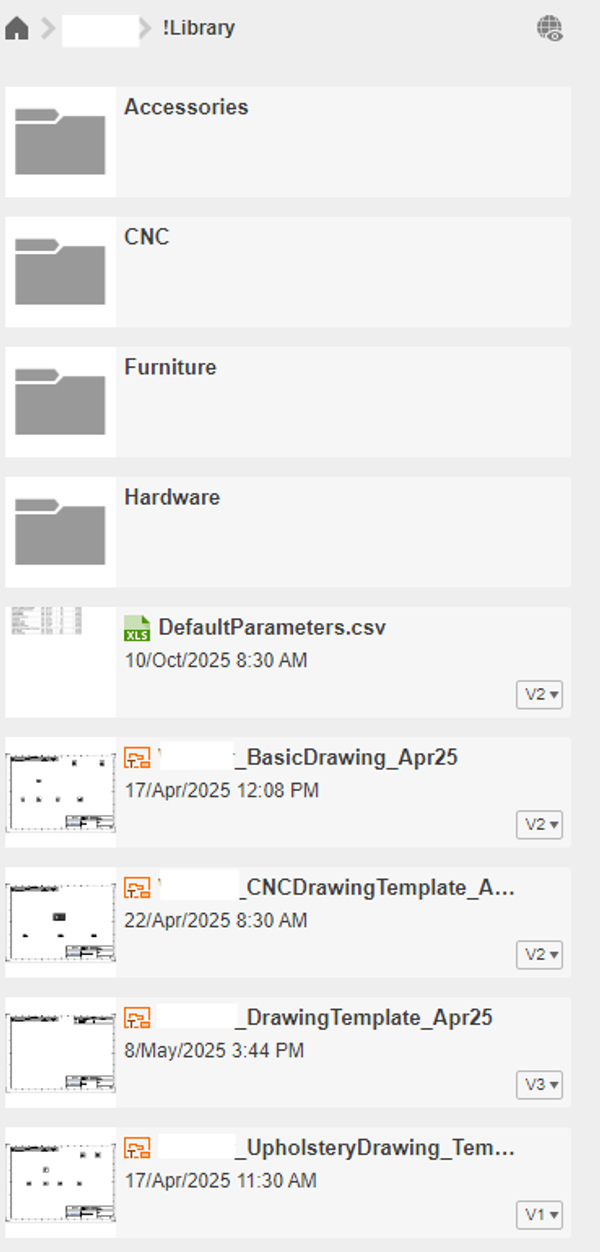 Fusion 360 library folder for assets