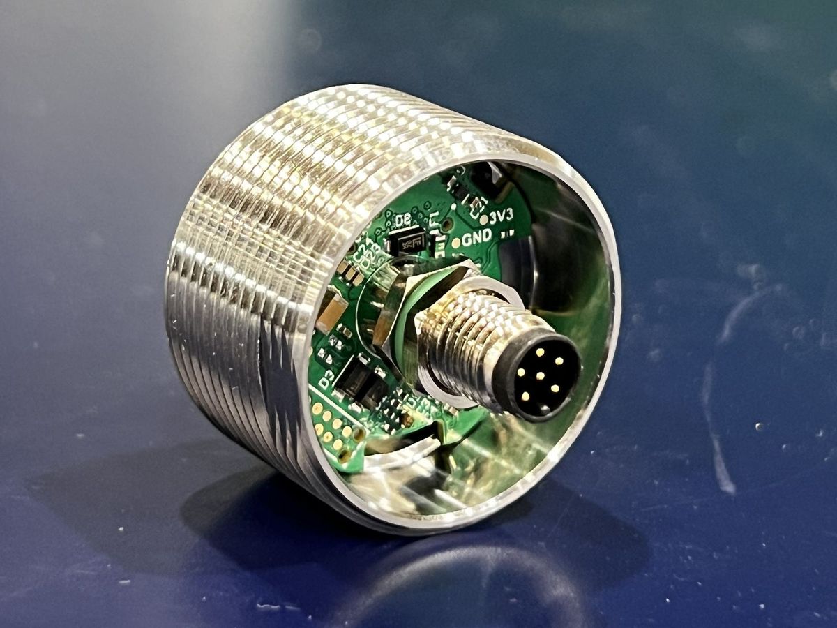 CNC machined sensor enclosure 