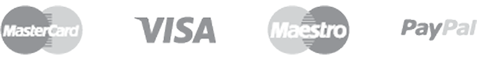 Available payment methods : Mastercard, Visa, Maestro, Paypal