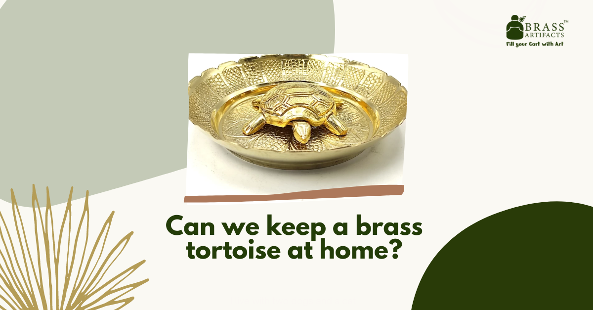 Can we keep a brass tortoise at home's picture