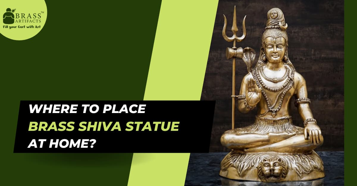 Where To Place Brass Shiva Statue At Home?'s picture
