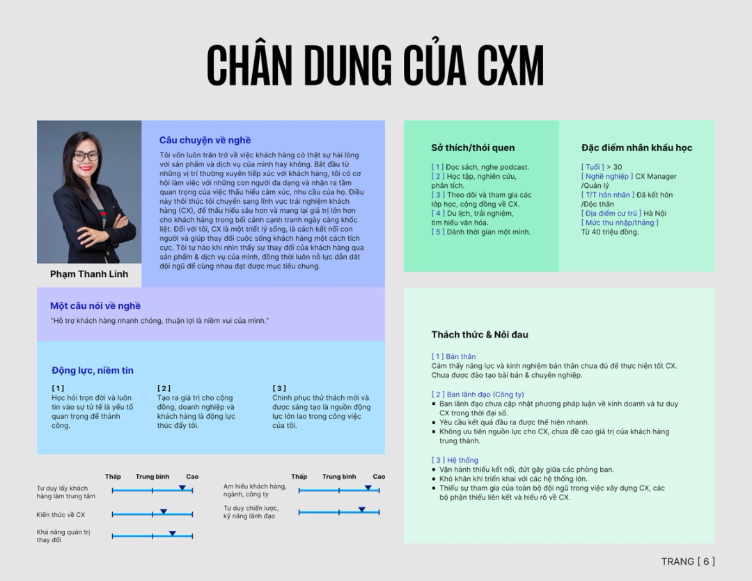Trích từ Báo cáo Chân dung và hành trình của CXM