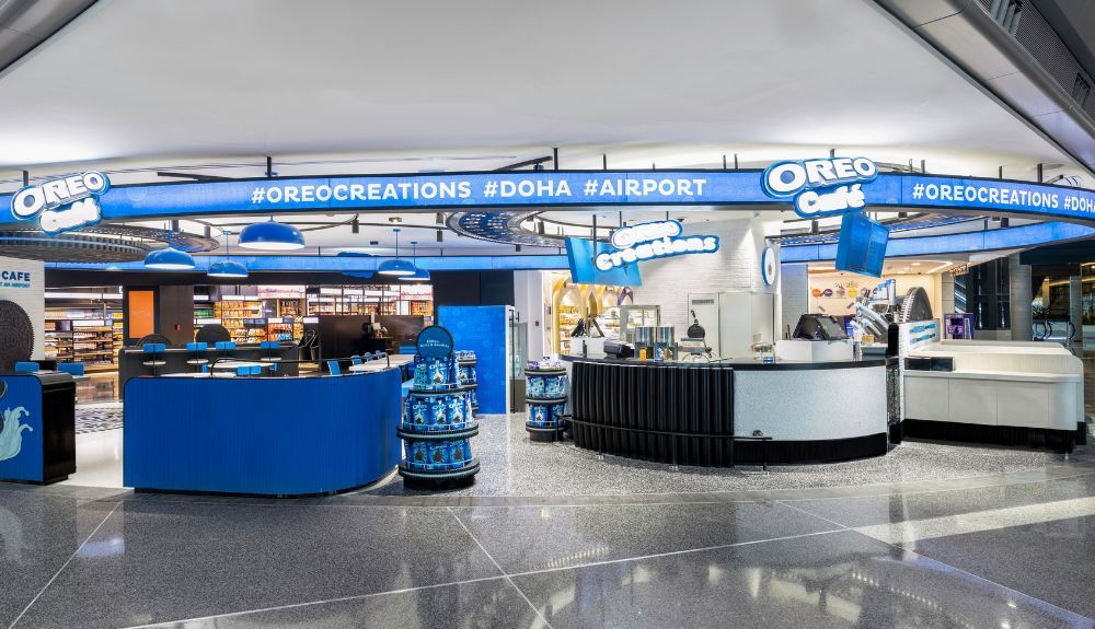 Cửa hàng cafe Oreo trong sân bay