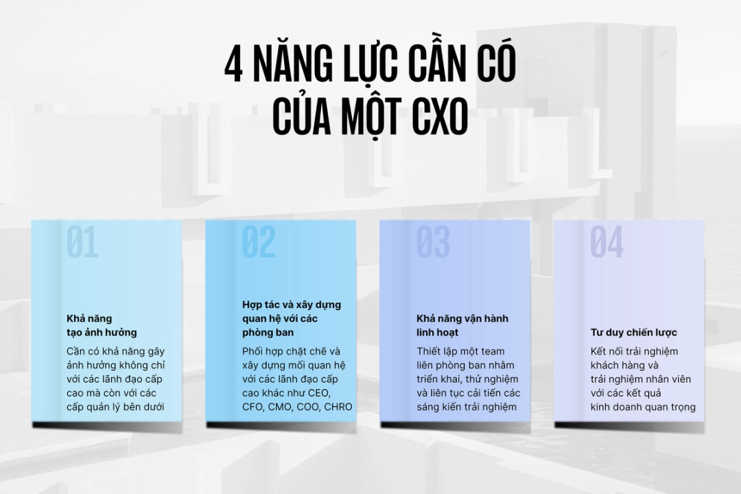 4 năng lực cần có của một CXO