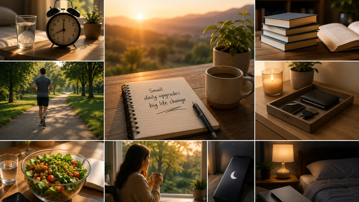 The Small Daily Upgrades That Add Up to a Better Life