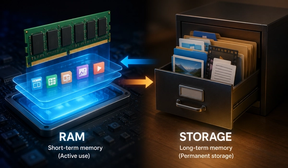 The Difference Between RAM and Storage (Explained Simply)