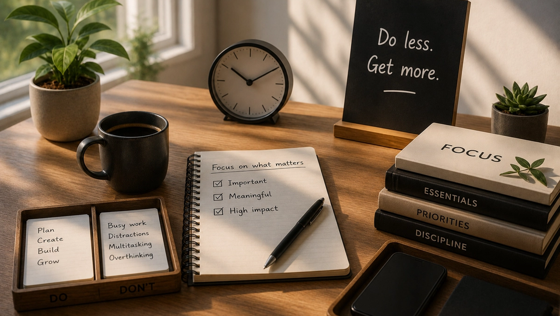 The Art of Doing Less and Getting More