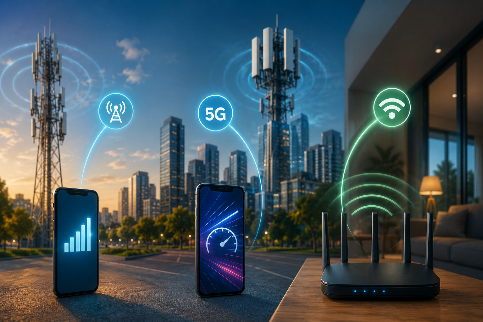 The Real Difference Between 4G, 5G, and Wi-Fi 6